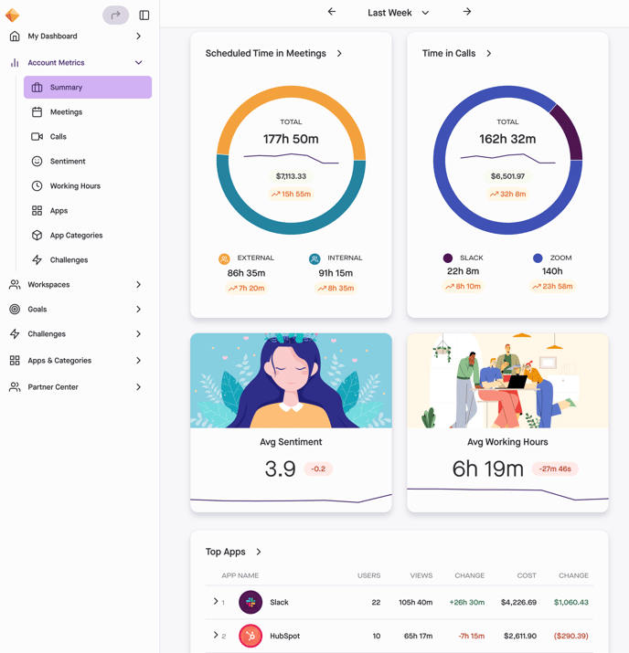 Account Metrics Summary 