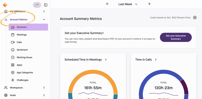 Account Metrics